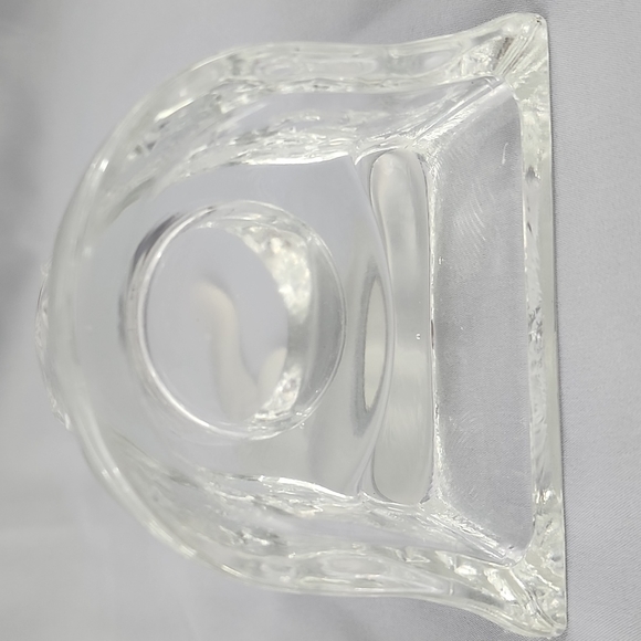Half Moon Glass Candle Holder - Picture 6 of 11
